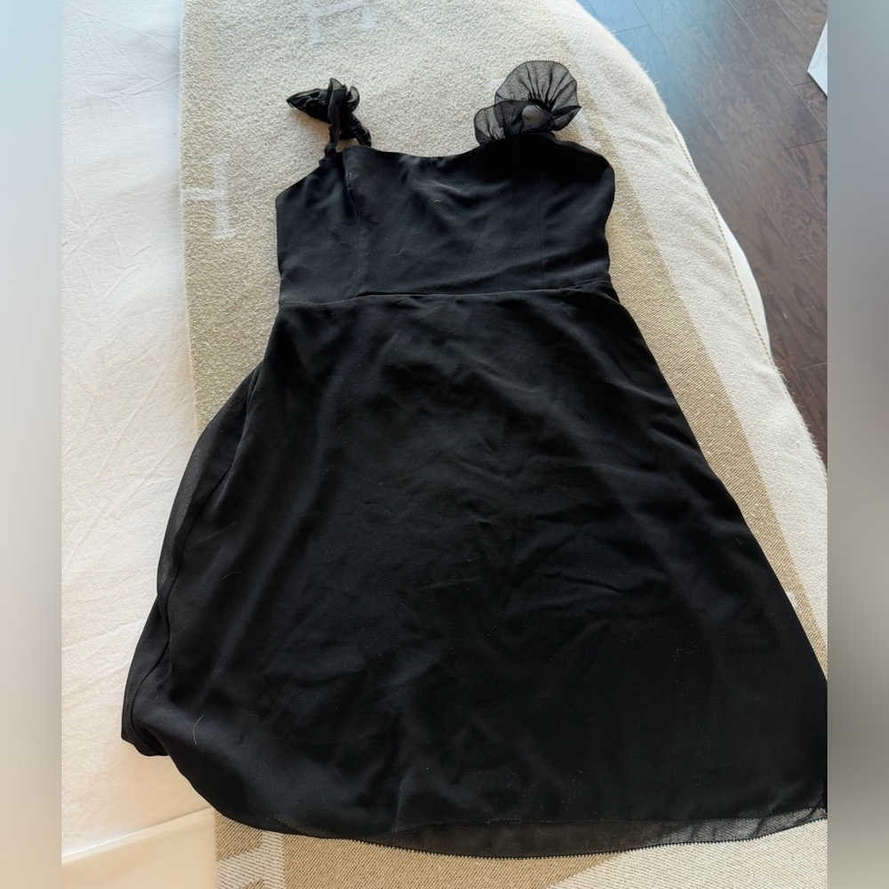 Wilfred Black Textured Dress